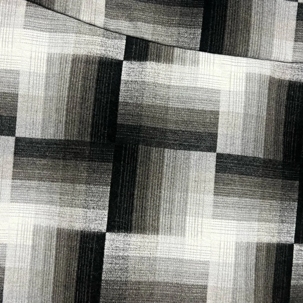 Marjun Skirt A Line Small Medium Black Grey Modest Geometric Office Career